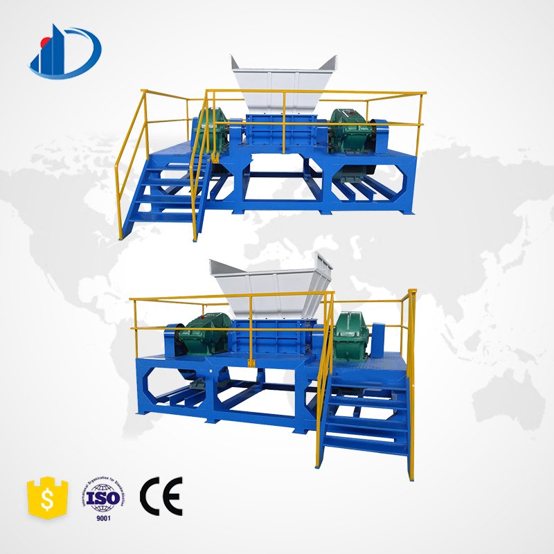 Big discount cheap price used tire plastic shredder machine for sale car tyre recycling disposal