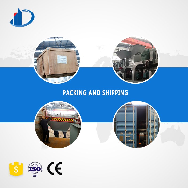 Big discount cheap price used tire plastic shredder machine for sale car tyre recycling disposal