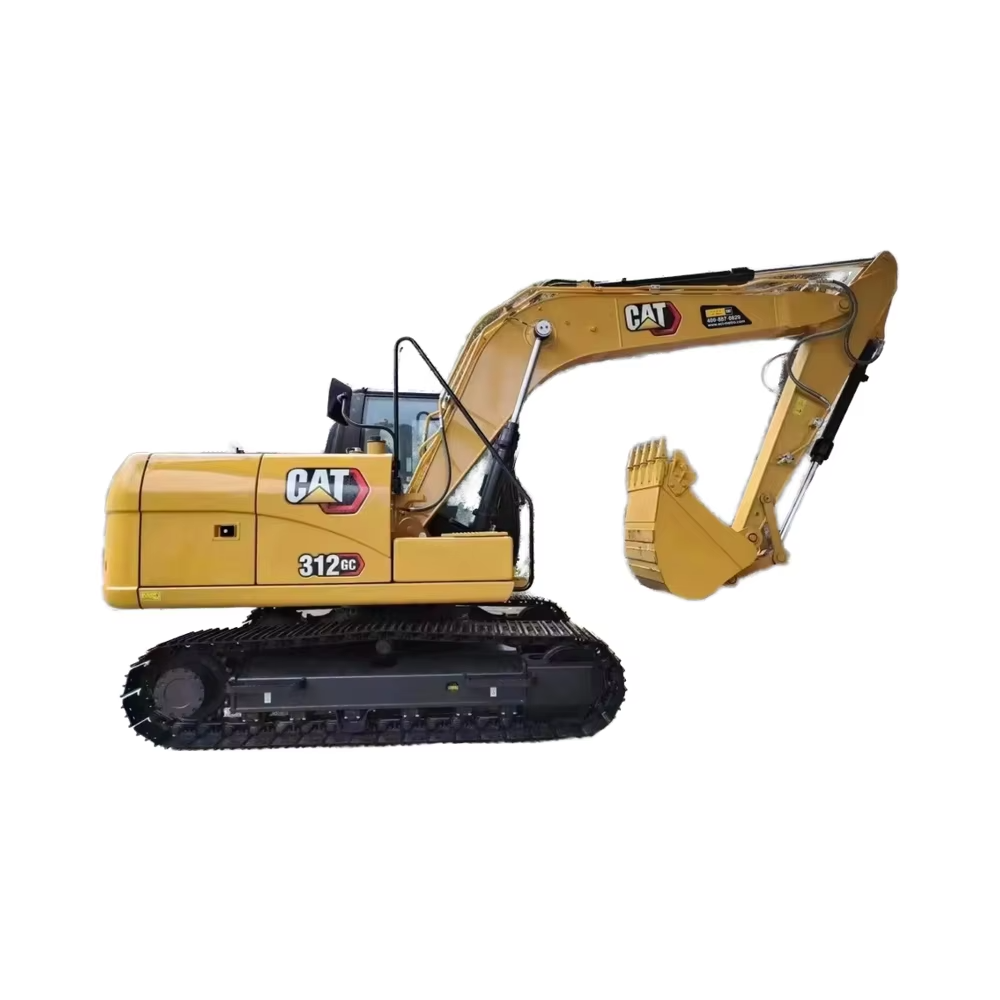High Performance Used Caterpillar 12ton Cat312gc Excavator Small Digger Machinery with Original Caterpillar Pump Gearbox