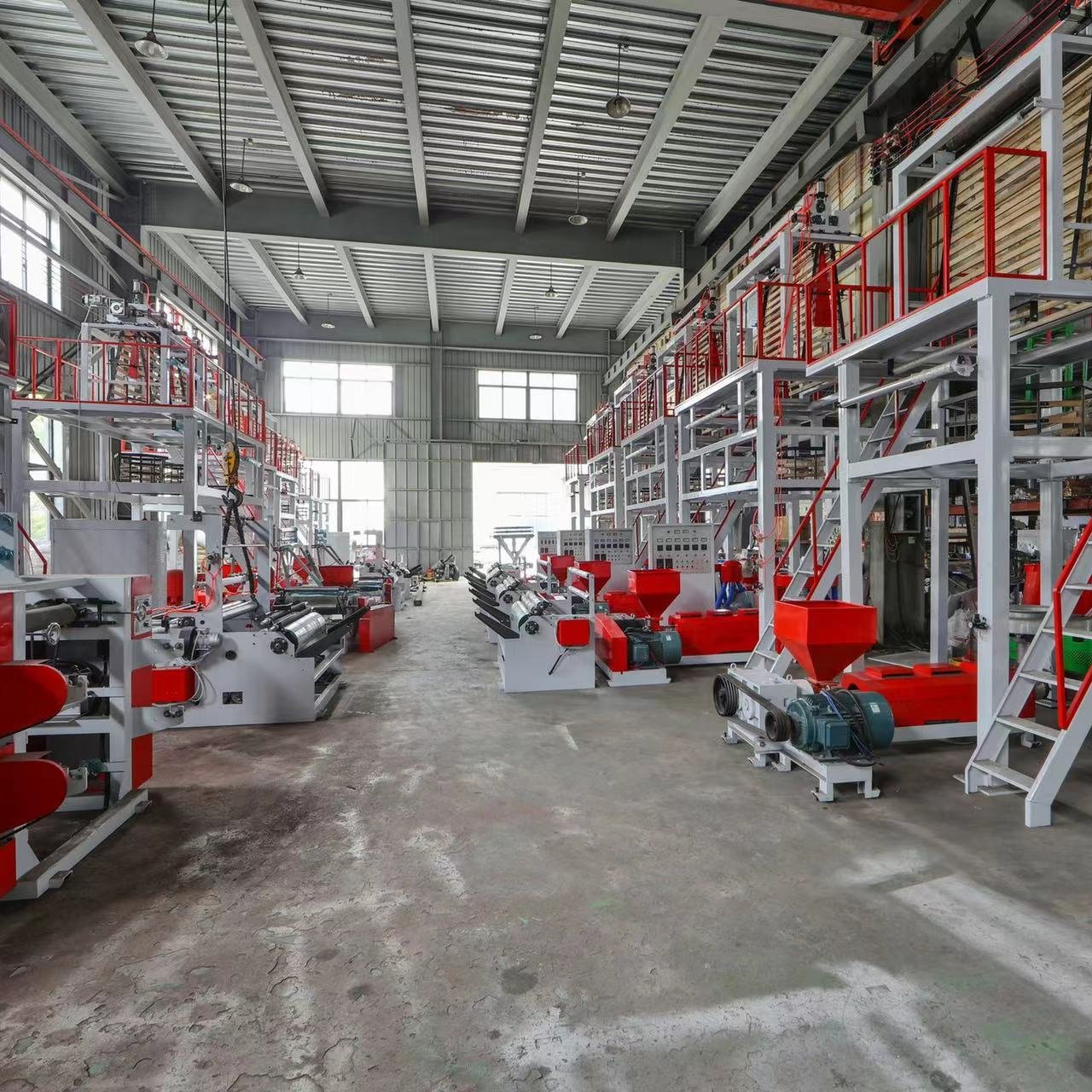 Wholesale 1.5kw Vest Bag Shopping Bag Double Layer Four Line Cold Cutting Automatic Plastic Bag Making Machine