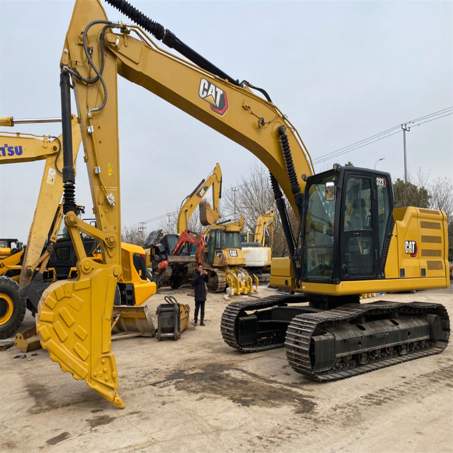 Second hand caterpillar CAT 323DL Excavators CAT 323 DL/323 D Excavator Machine Used Excavator for sale