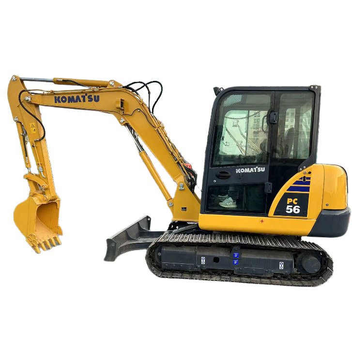 Well Maintained Used Second Hand Komatsu PC56 Machinery Digger Excavator Small Digger