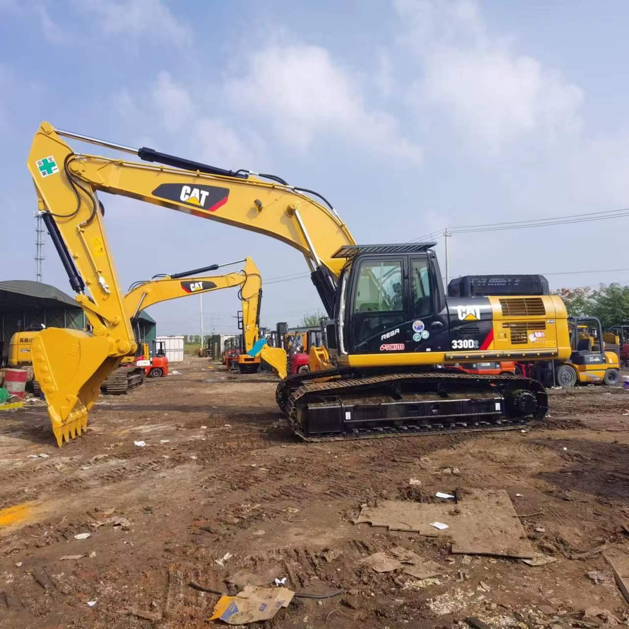 Used Digger CAT 330D Construction Machinery Construction Digger Used CAT 330D Cheap Excavator