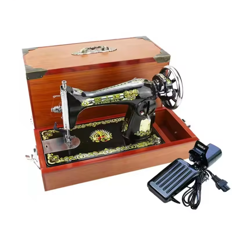 New Used Home Electric Sewing Machine for Tailor's Apparel Work for Manufacturing Plant Textile Industries with a New Motor