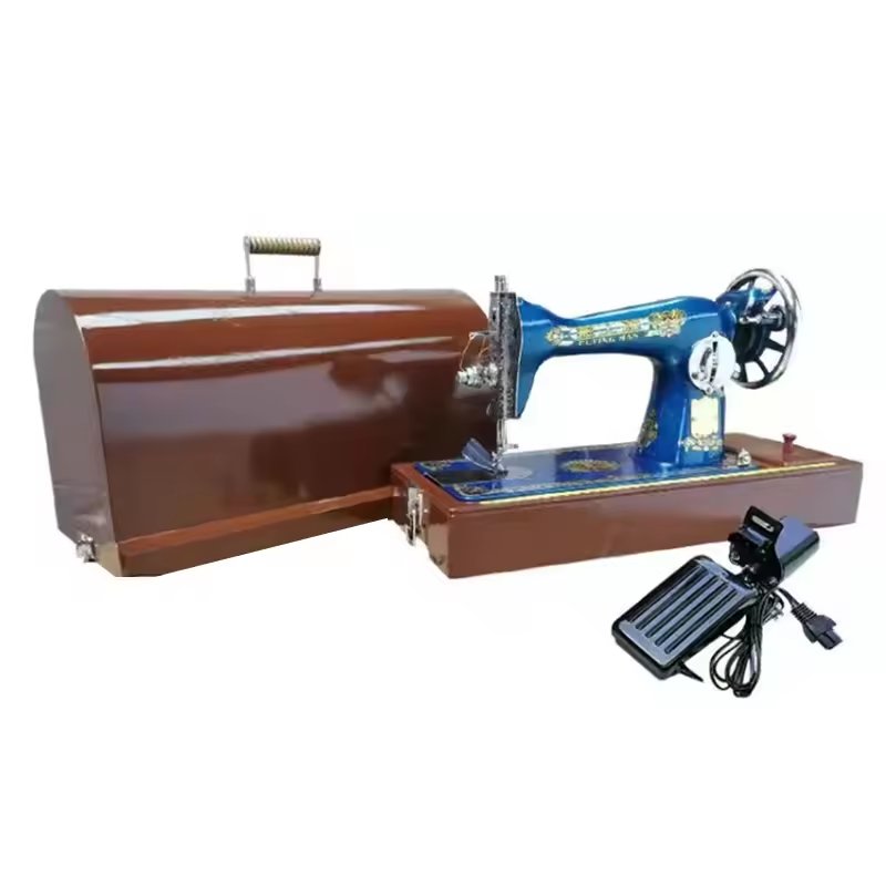 New Used Home Electric Sewing Machine for Tailor's Apparel Work for Manufacturing Plant Textile Industries with a New Motor
