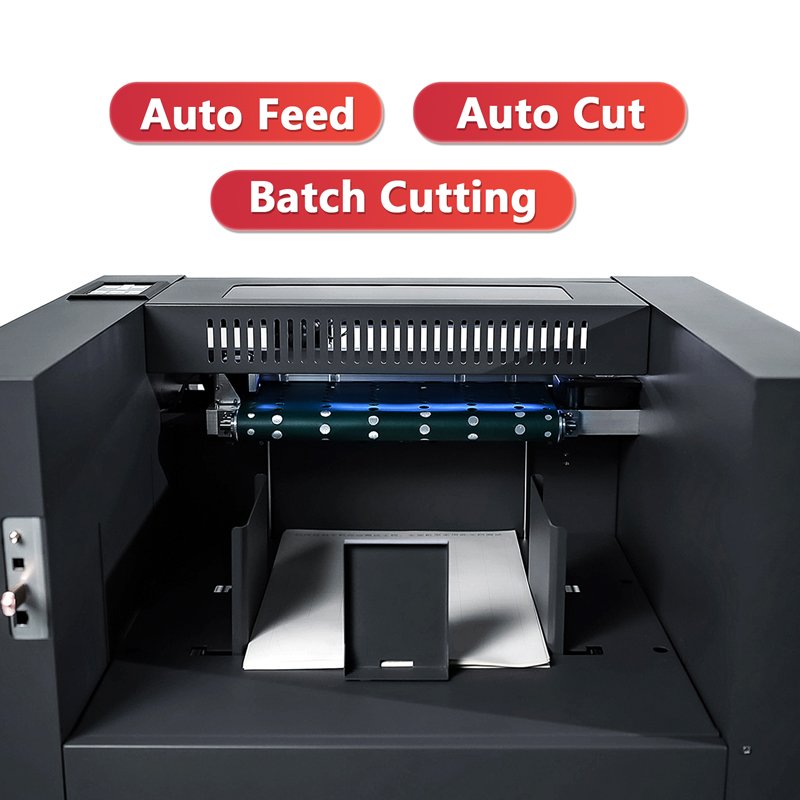 A3 Paper vinyl sticker Label Cutter Dual Head Graph Plotter Auto Sheet Feed adsorption A3+ die cutting machine Used Servo Motor
