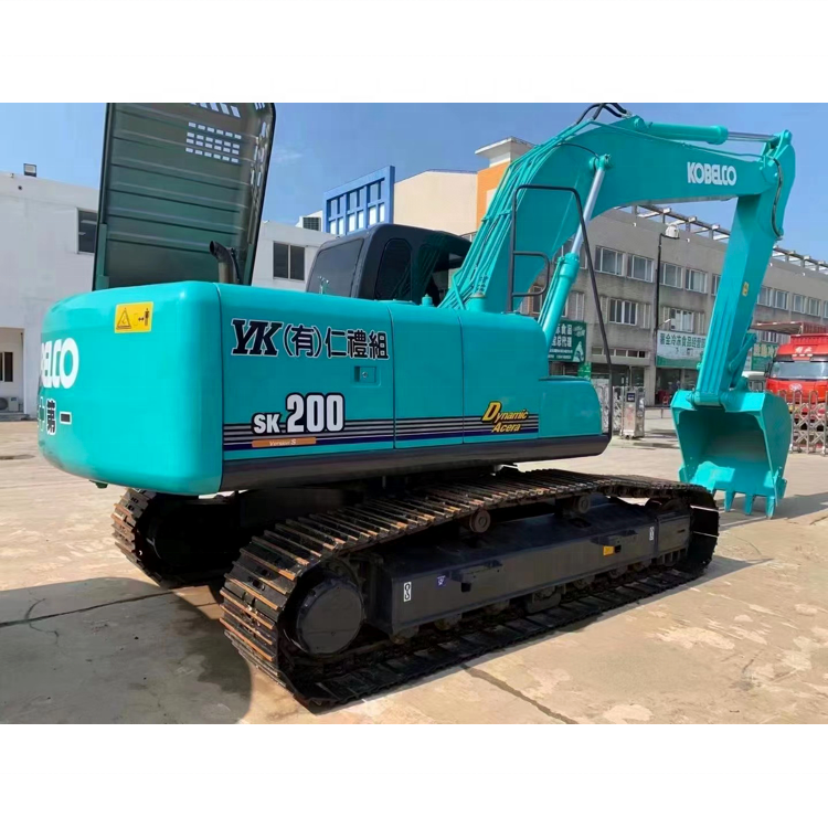 Good price Construction machinery used kobelco excavator SK200 medium tracked earth moving equipment