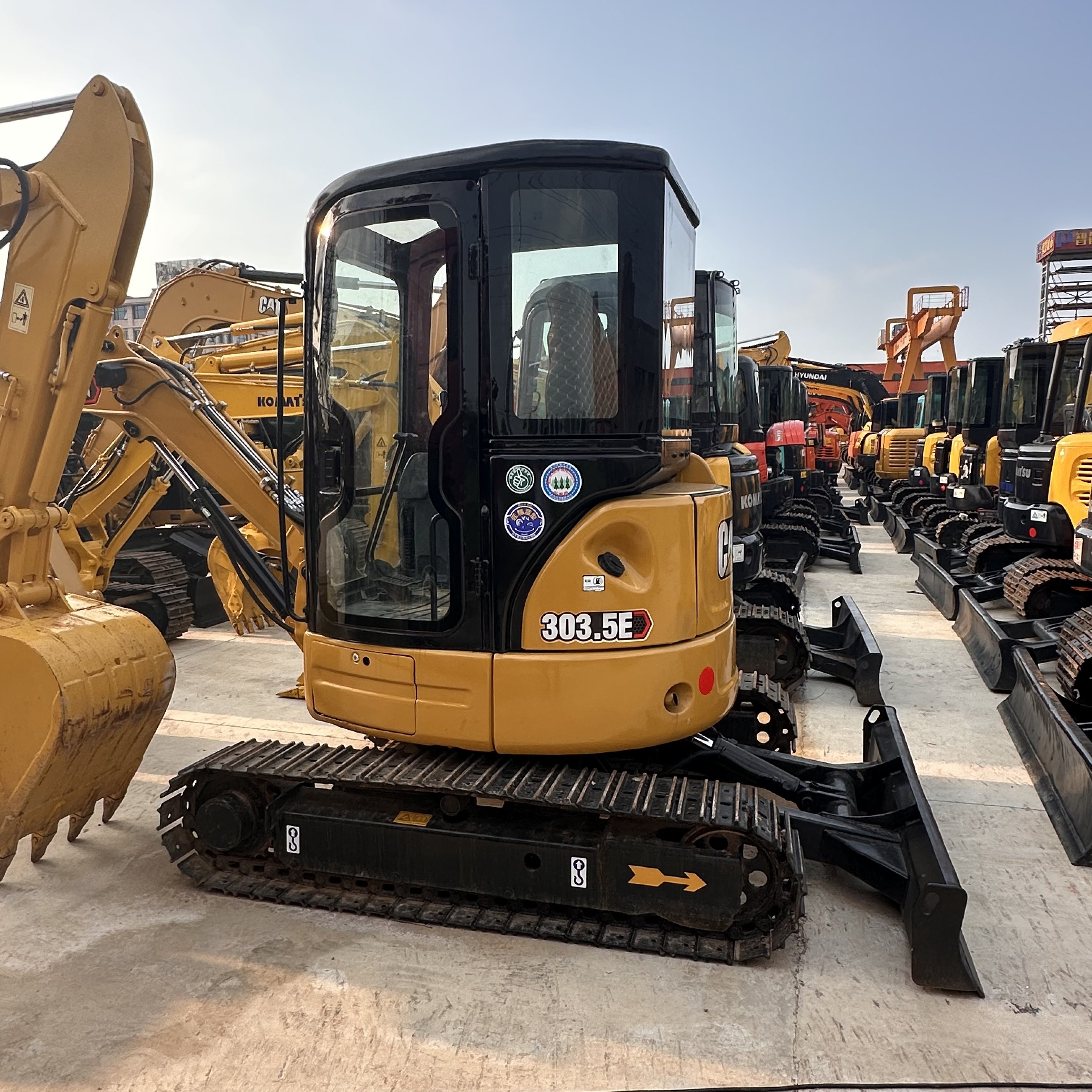 Good condition Used Cat 303.5E Excavator Cat 305.5 306 307 308E2 Construction Crawler 3 ton mini excavator cat used