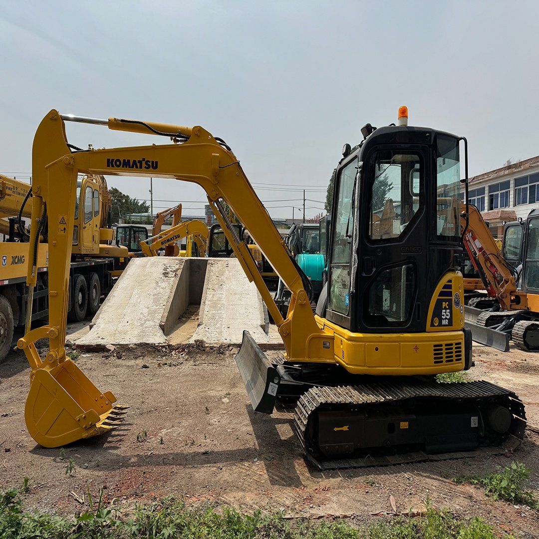 Used Komatsu PC55 mini Excavator / second hand mini excavator komatsu PC55