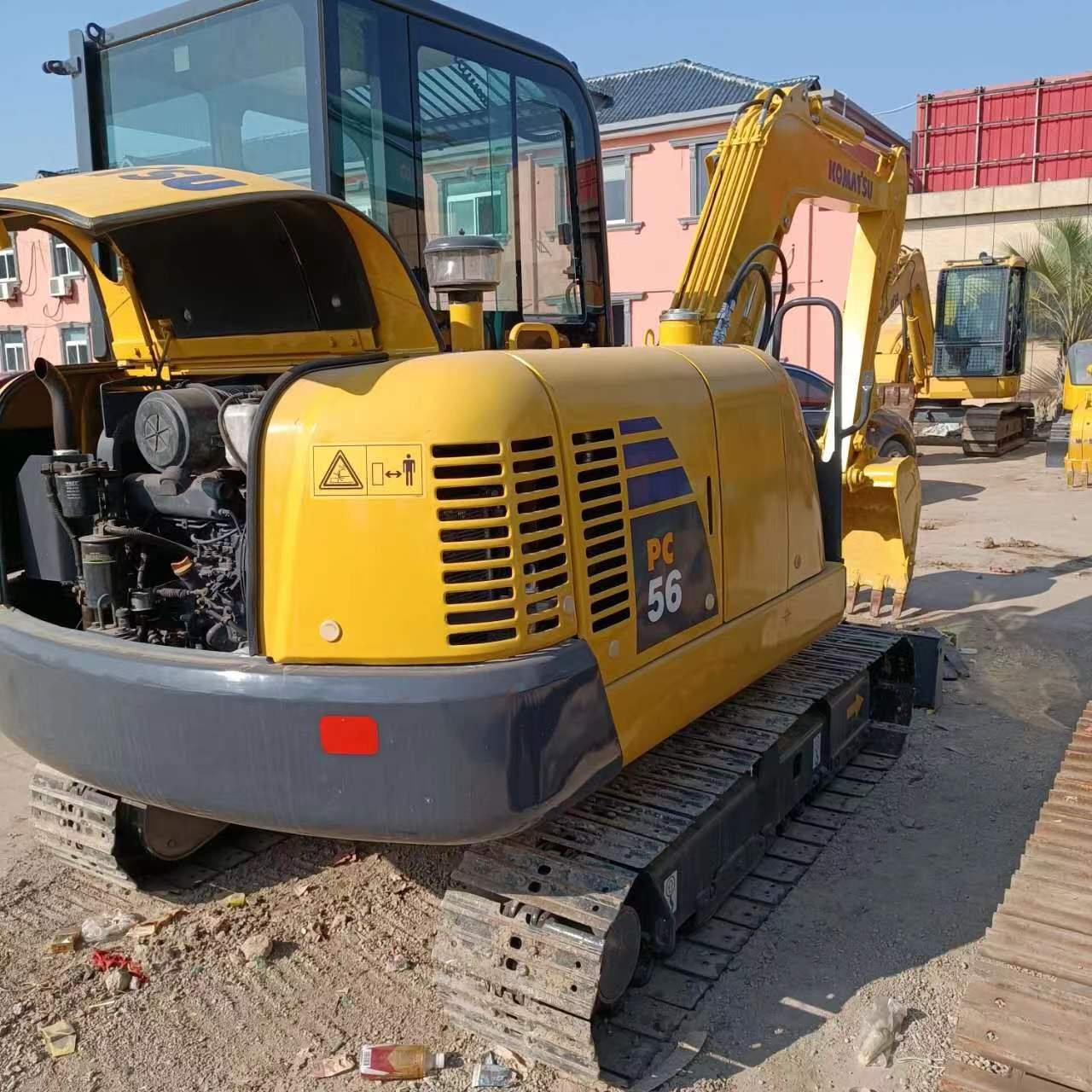 Original used KOMATSU PC56-7 crawler excavator 6 ton mini construction machine from Japan used KOMATSU excavator pc56