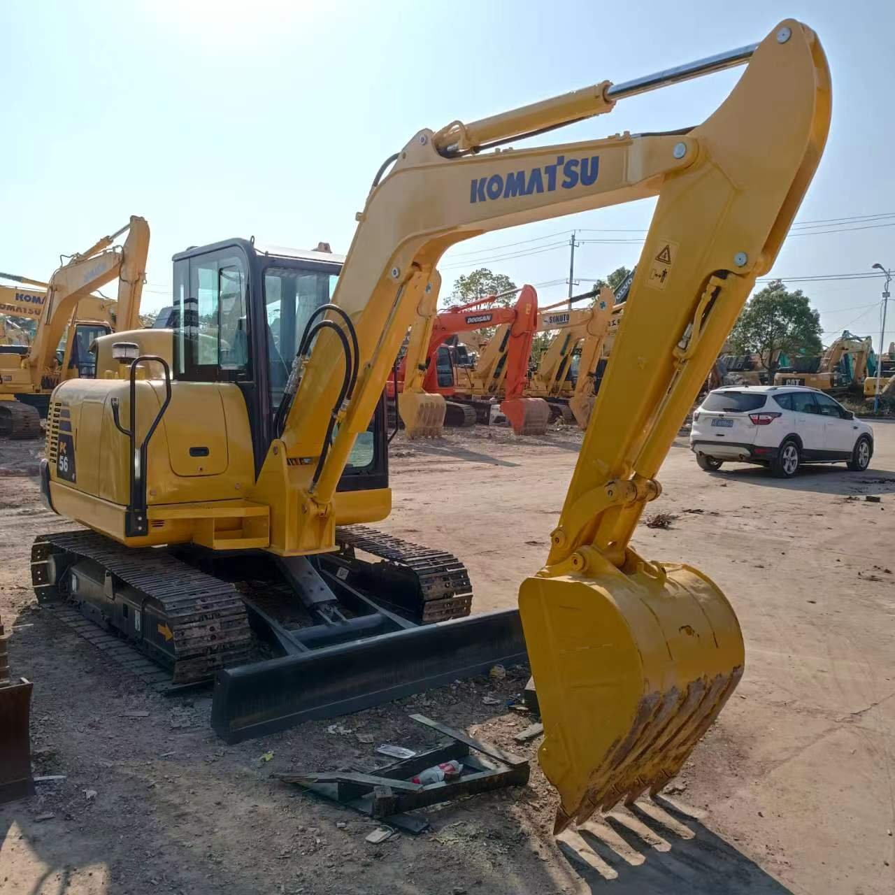 Original used KOMATSU PC56-7 crawler excavator 6 ton mini construction machine from Japan used KOMATSU excavator pc56
