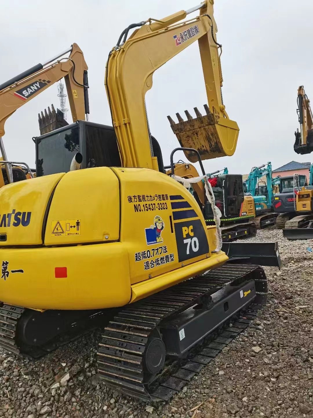 Fast delivery used Komatsu PC70-8 excavator original Japan boutique KOMATU PC70 Multifunctional excavator for sale