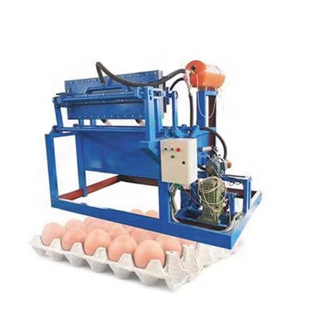 Plastic recycled egg tray production line Manual small chicken egg trays carton making machine