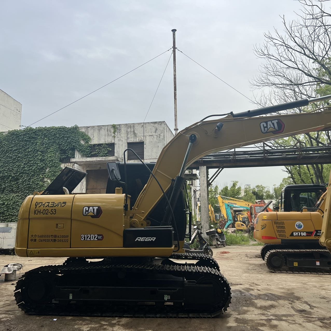 Hot Sale Cat 312 used excavator, one-year warranty free original accessories