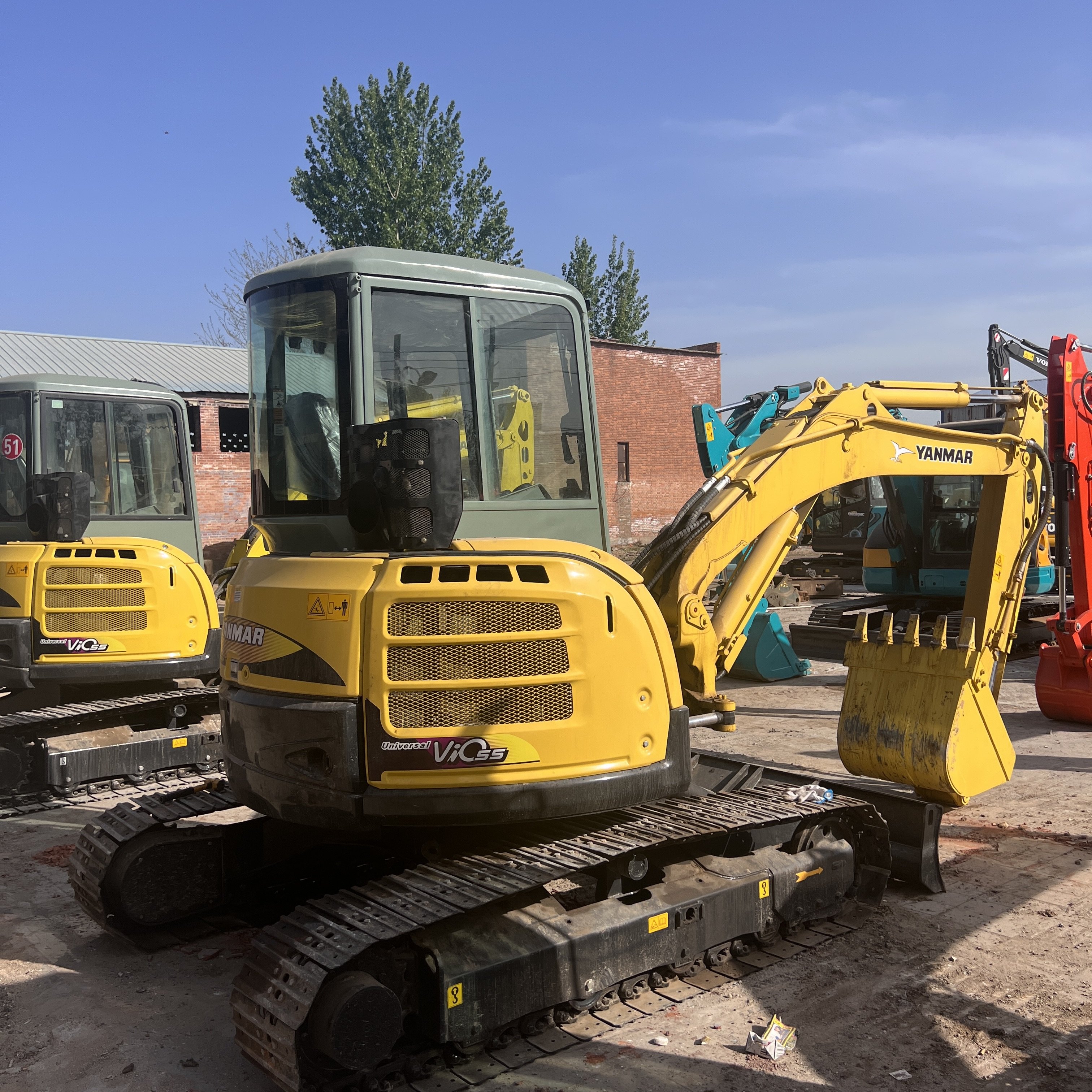 used yanmar mini excavator Vio55 Yanmar used Excavator 5Ton used mini excavator Yanmar for sale by owner