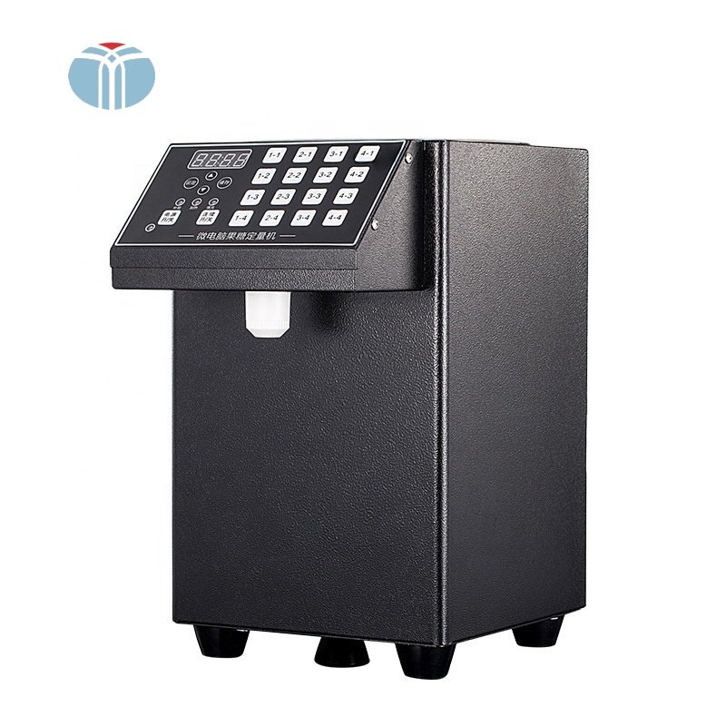 Milk Tea Shop Special 8.5L Commercial Syrup Dispenser Automatic Bar Equipment Fructose Quantitative Candy Machine for Bubble Tea
