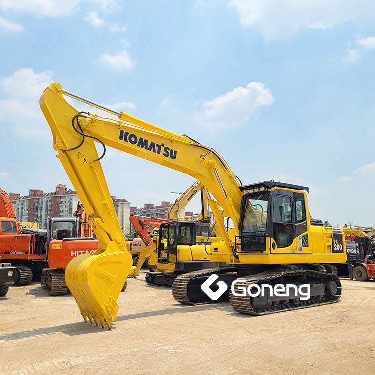 equipment construction cheap used excavator machine pc 200 210 kumatsu excavator used pc200 pc220-8
