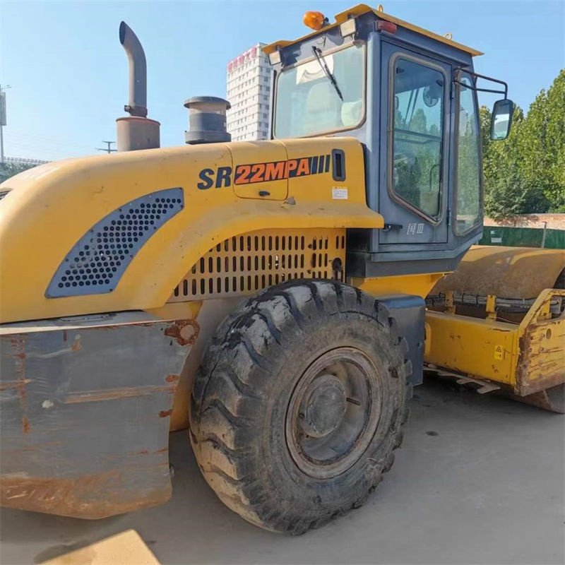USED ROLLER COMPACTOR 20 TON SR22MPA HYDRAULIC VIBRATOR COMPACTOR USED ROAD ROLLER CHEAP PRICE USED DOUBLE DRUM ROLLER