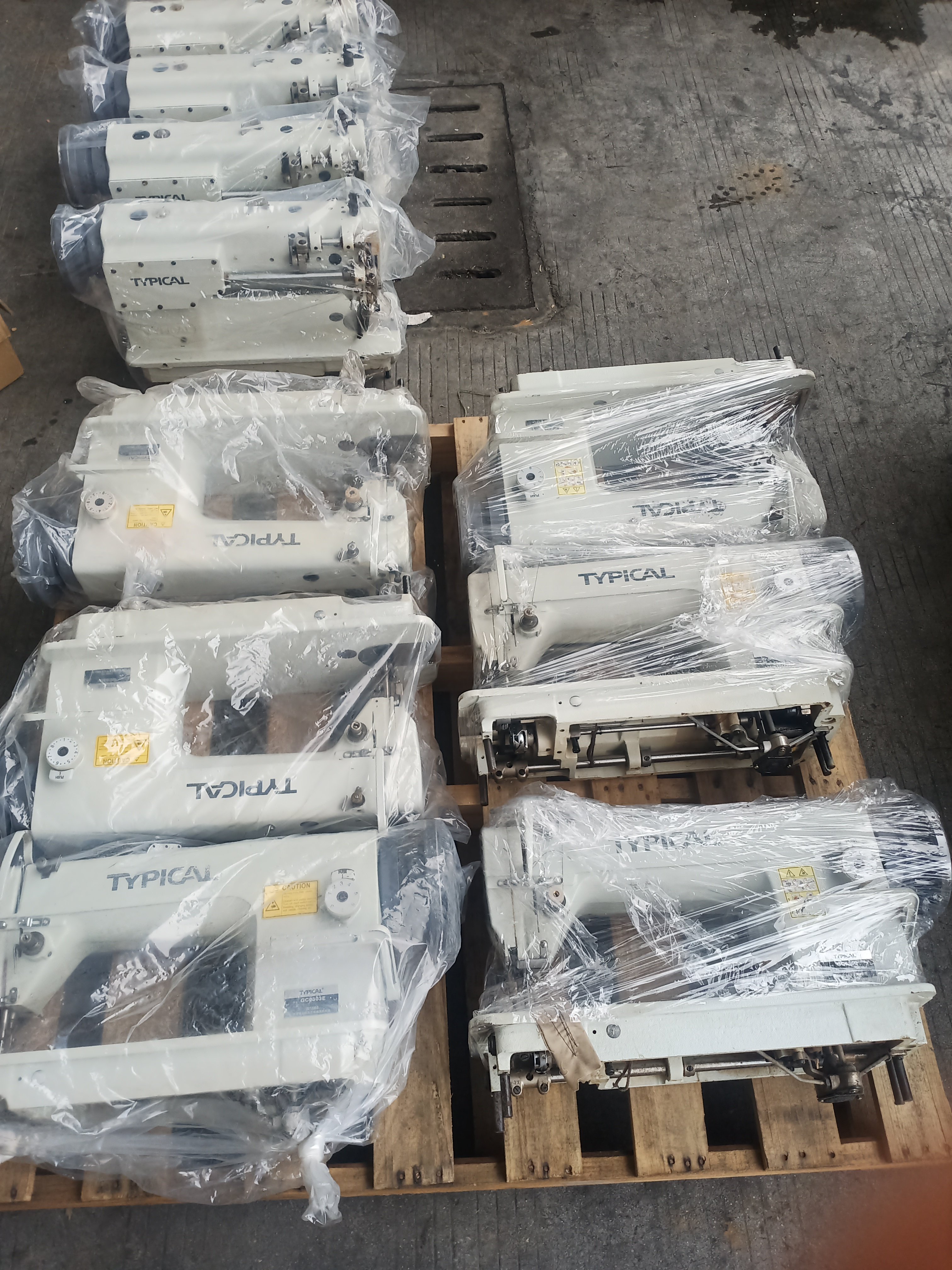 USED ORIGINAL TYPICAL 0302 0303WALKING FOOT SINGLE NEEDLE SEWING MACHINE HEAVY DUTY TOP BOTTOM FEED LEATHER THICK SEWING MACHINE