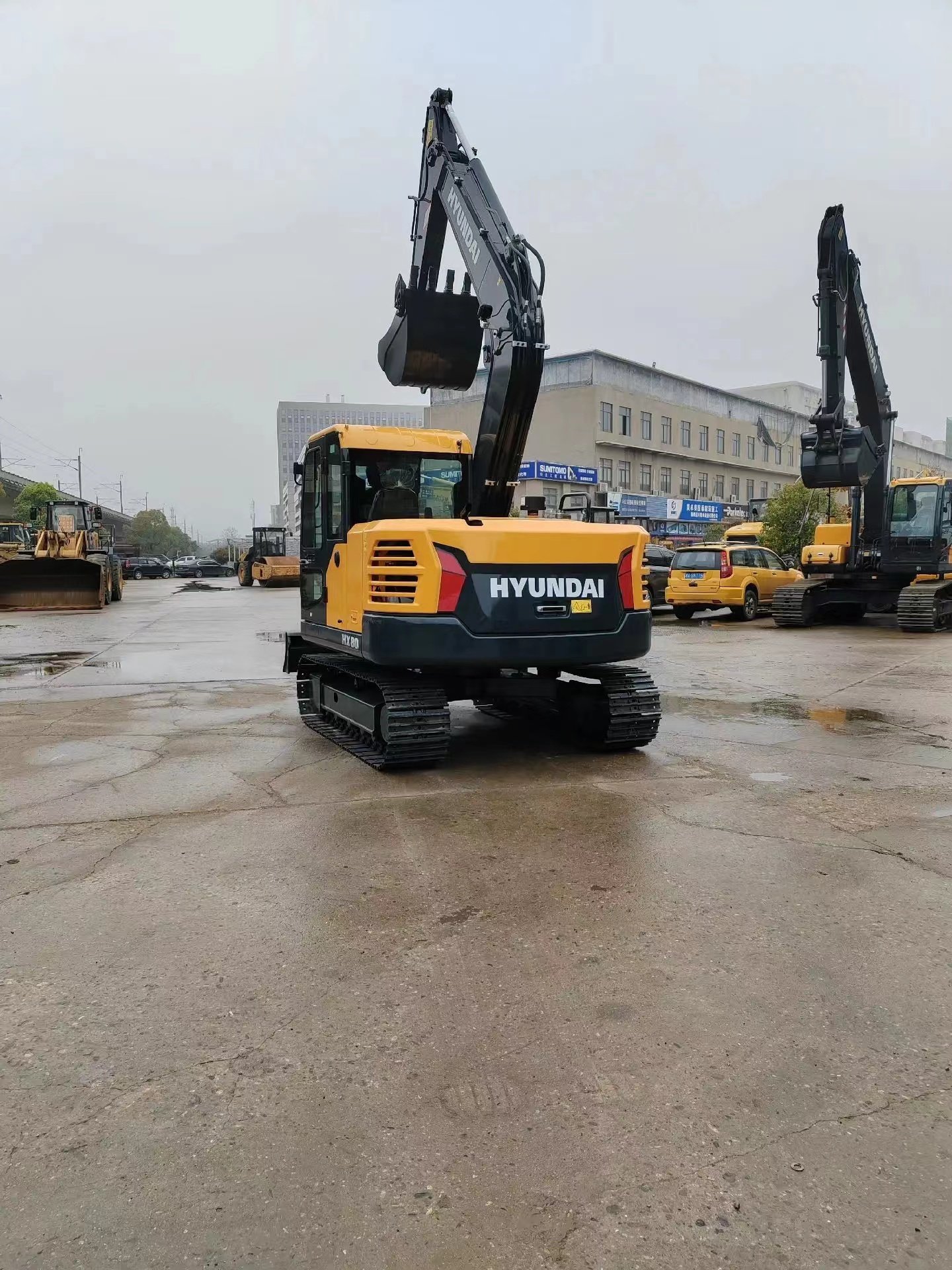 Hyundai Hx80 Original Modern Crawler Excavator Low Price Used Hydraulic Machinery with Core Components Alternative New Excavator
