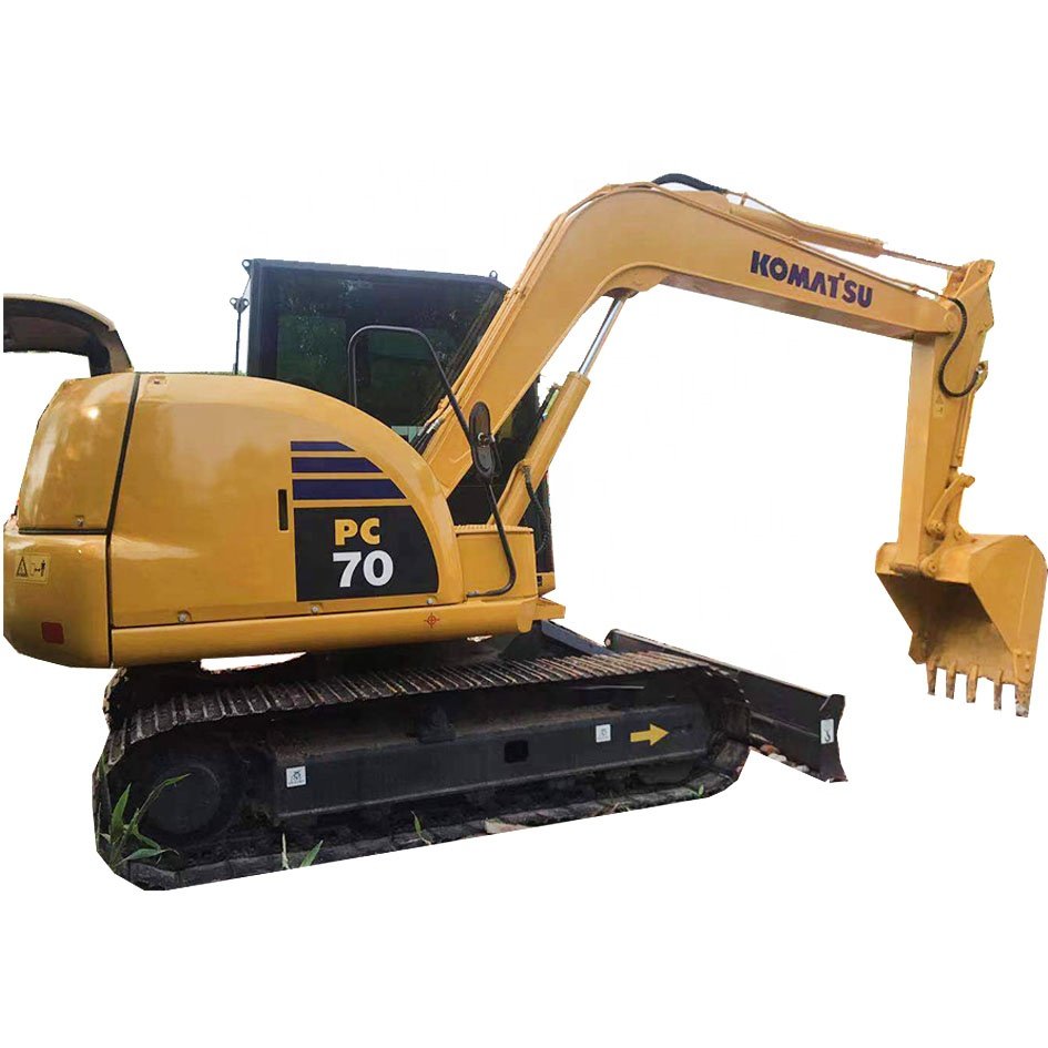 Second hand KOMATSU PC70-8 excavator good condition 7 ton mini machine Multi functional KOMATSU PC70-8 crawler excavator