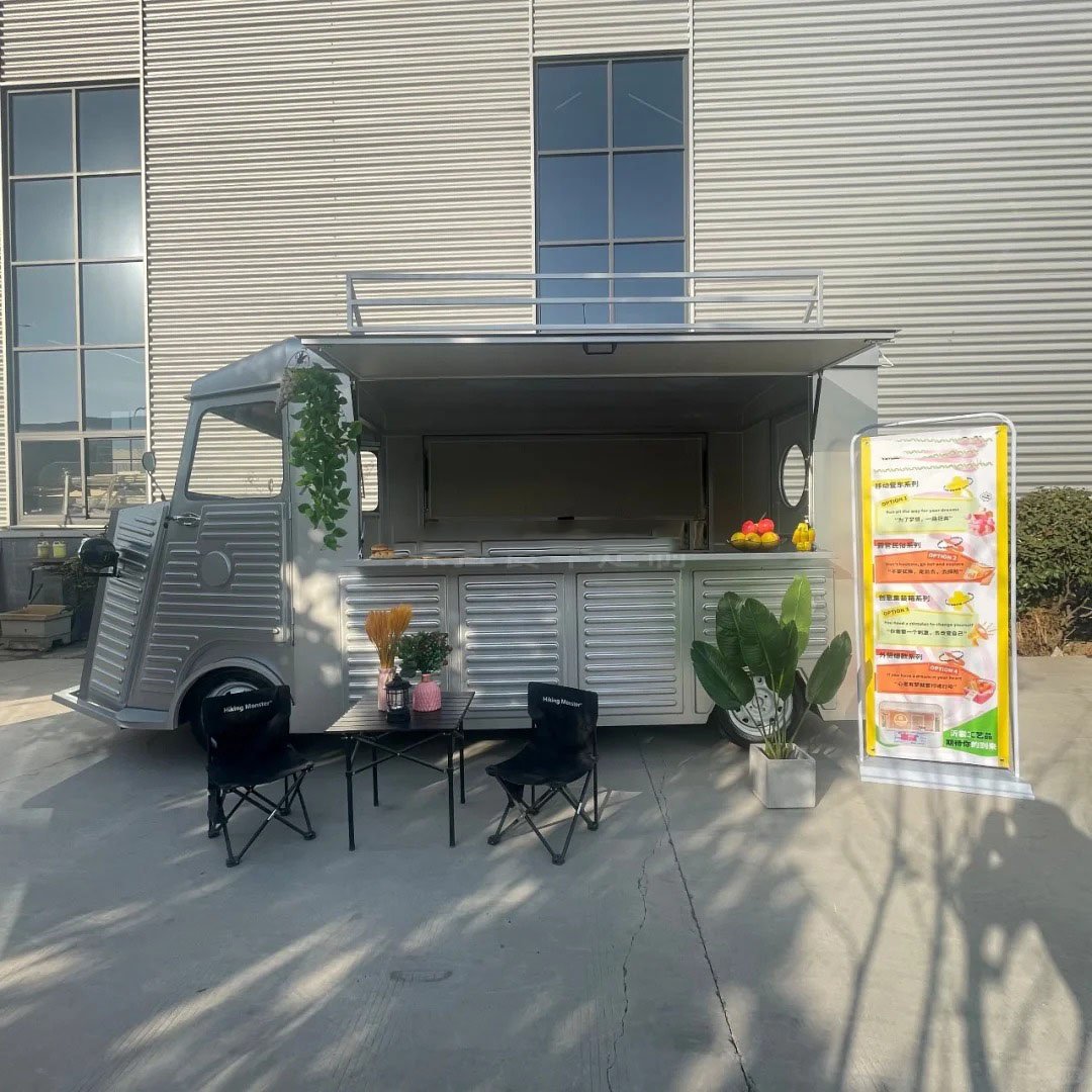 Fully Equipped Fast Food Cart Used Mobile Kitchen Food Trailer for Outdoor Restaurant Usage for Ice Cream on Sale!