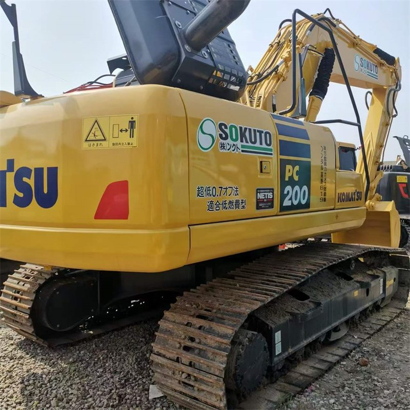 Used Komatsu PC200 Excavator Digging Machine for Sale with Core Components Engine Pump Motor Gearbox Komatsu PC200