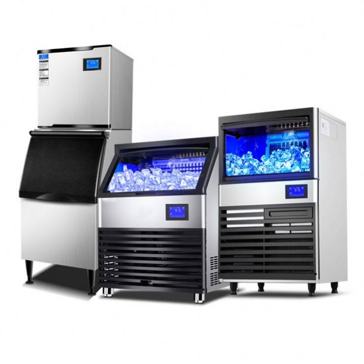 TEBAK Commercial All-in-one Type Ice Maker Mini Ice Cube Maker/Ice Cube Making Machine
