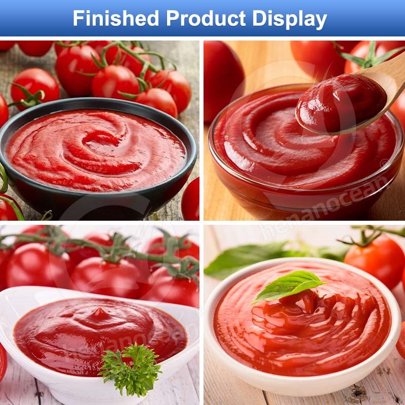 OCEAN Automatic Tomato Process Machine Small Tomato Paste Production Line Ketchup Make Machine Price