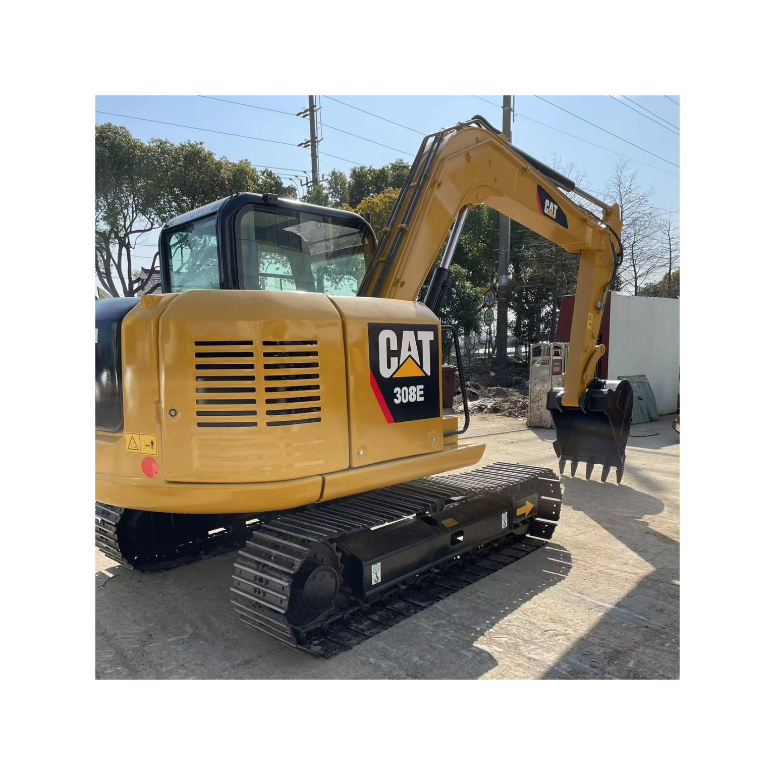 Japan made caterpillar earth moving machine used caterpillar excavator cat308c 308d 308e 8ton used cat mini excavators for sale