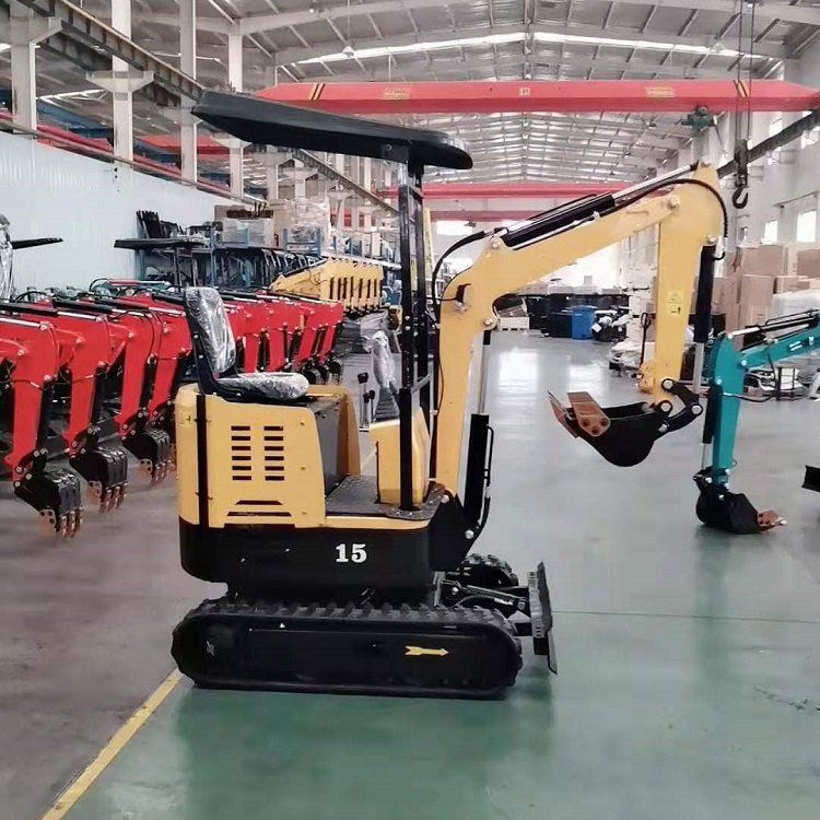 Shandong manufacture cheap 0.8 ton 1.5 tonne widely used excavator with optional attachments for sale
