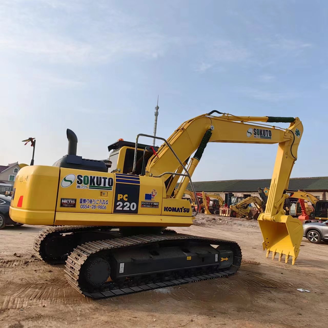 Japan Excavator Komatsu PC220 Used Excavators Heavy machine Komatsu PC200 PC220 Digger Used Komatsu 20ton Excavator For Sale
