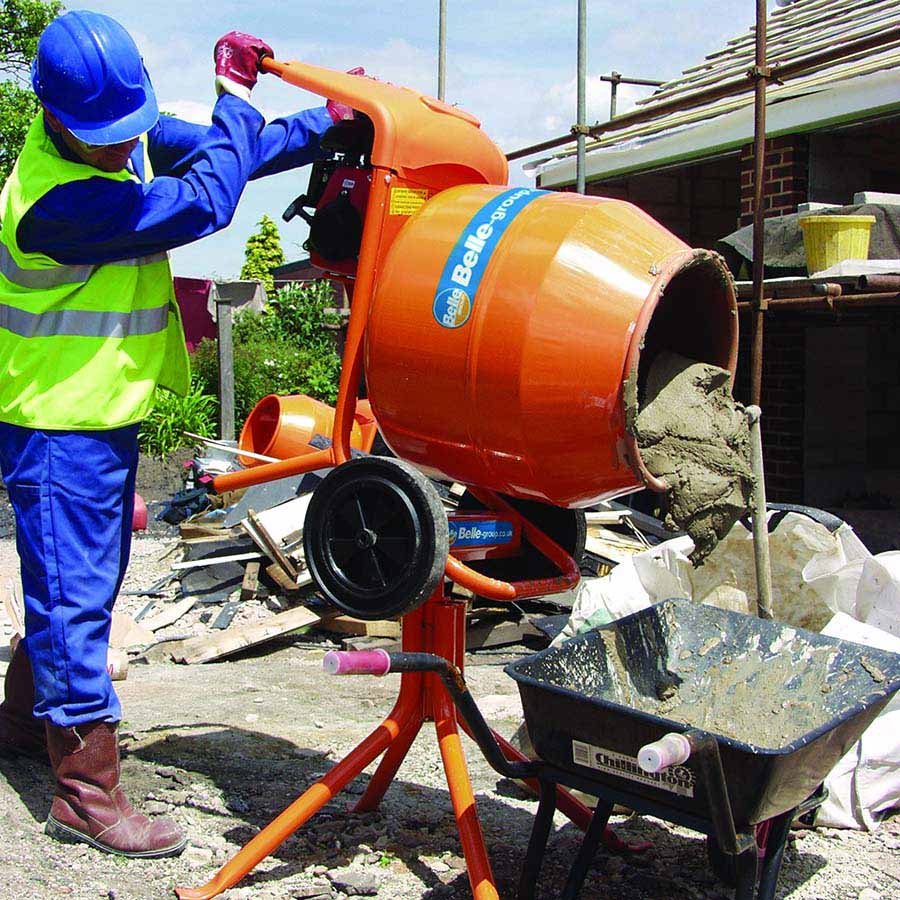 Electric Concrete Mixer 230L Portable Mini Concrete Machine Used For Concrete Construction