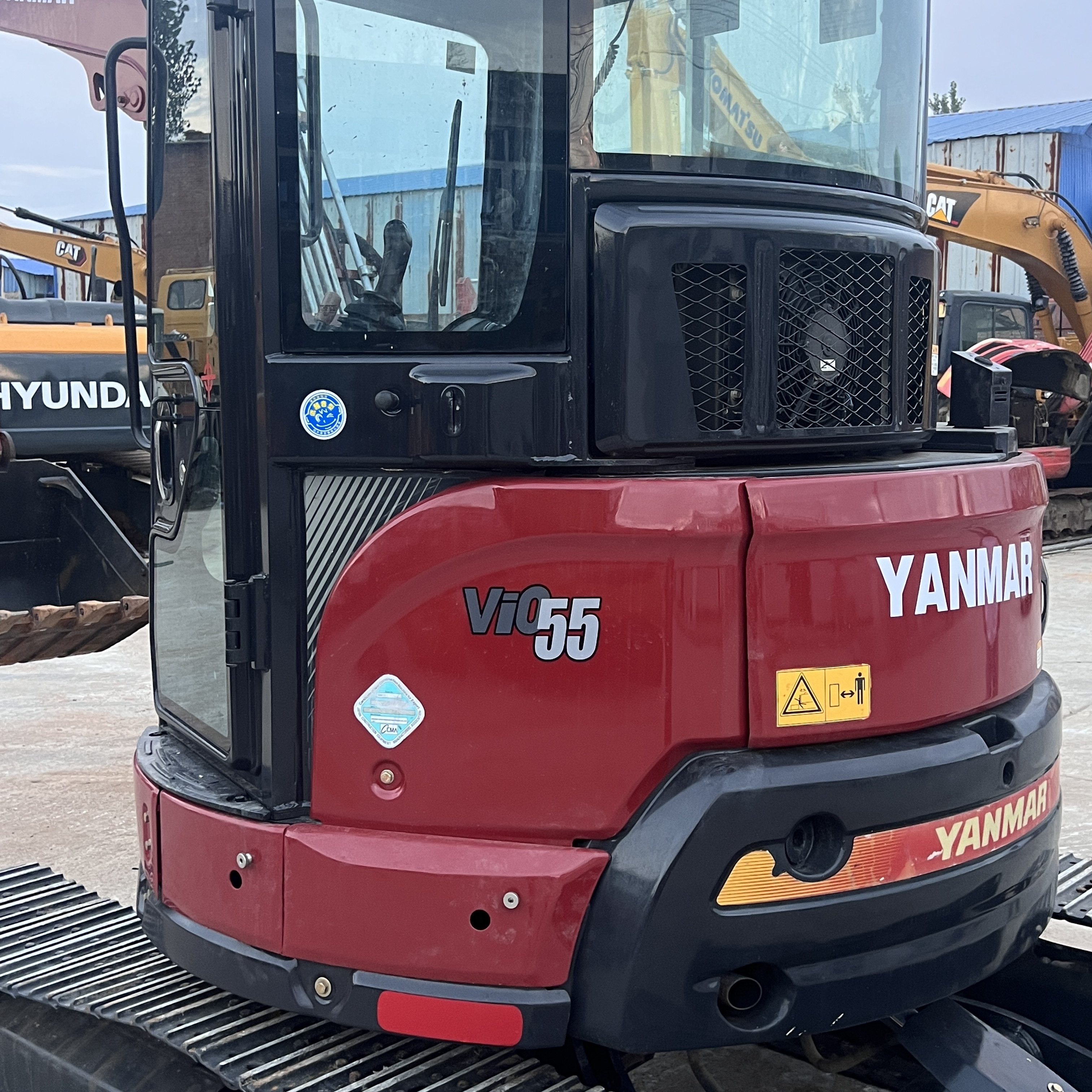 used yanmar mini excavator Vio55 Yanmar used Excavator 5Ton Low Price Sold with thumb clamp