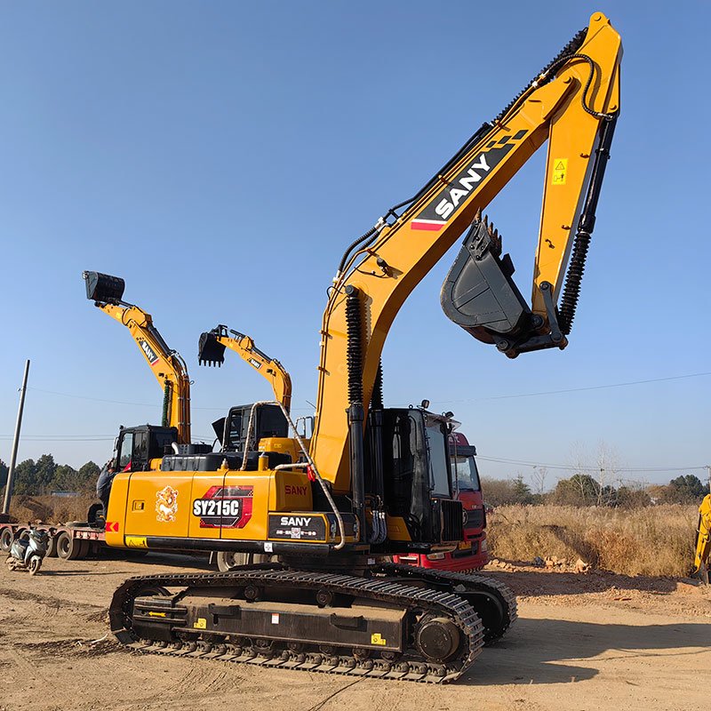 Used Sany 215 crawler excavator secondhand SanySY215 earth moving digger Medium used excavator on for sale