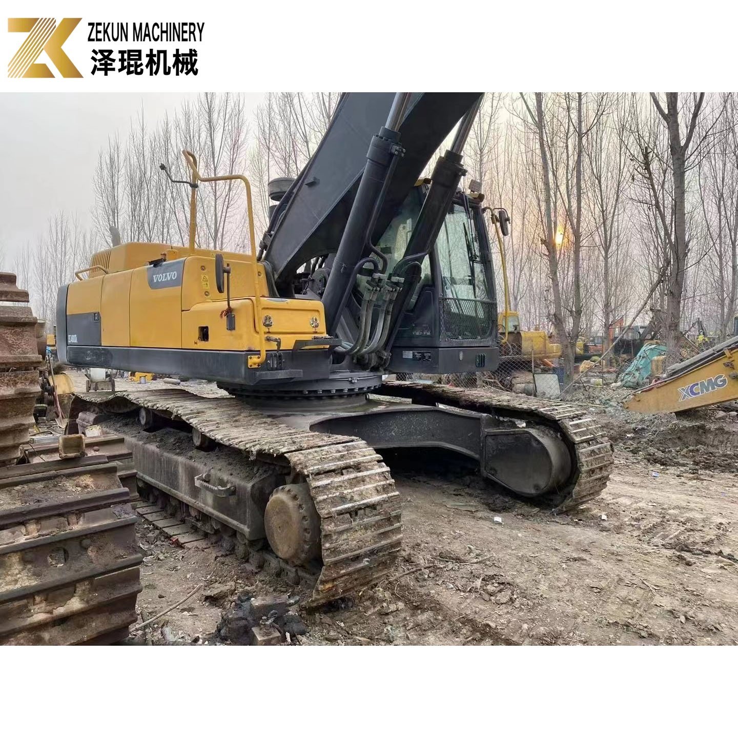 Mining Equipment 48Ton Used Volvo EC480 Crawler Excavator EC480D