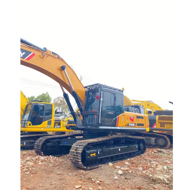 Excavadora Sany SY365 36tons used excavators second hand crawler Sany 365 hydraulic pump cylinder construction machinery on sale