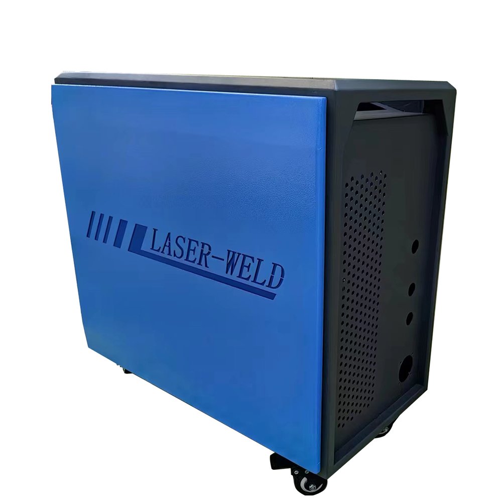 Pulse laser cleaning machine is used to clean rust paint grease and dust on different materials