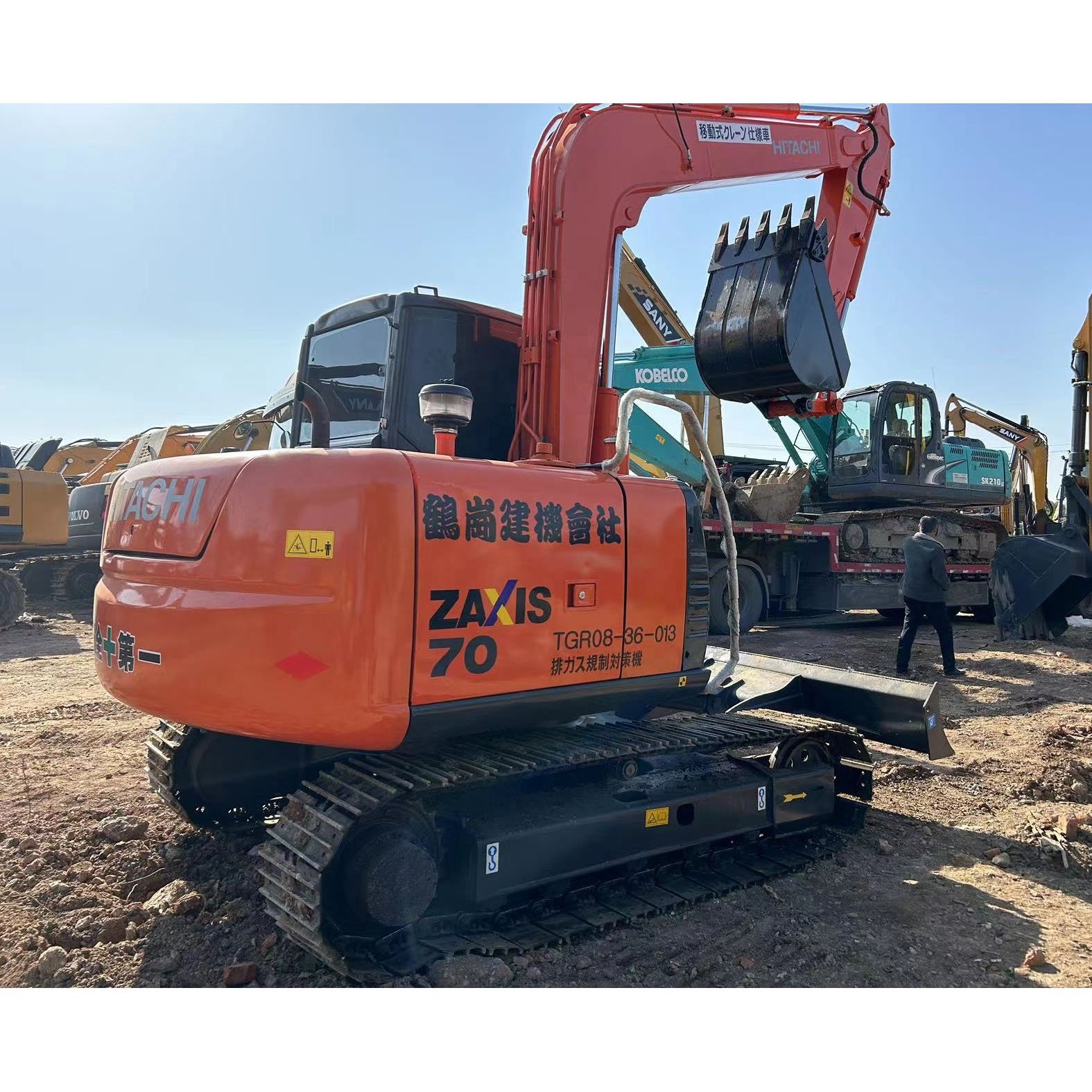 Low Working hours Second hand Hitachi ZX70-5G Crawler Excavator In Good Condition Digger Machine Used Hitachi zx70-5G Excavator