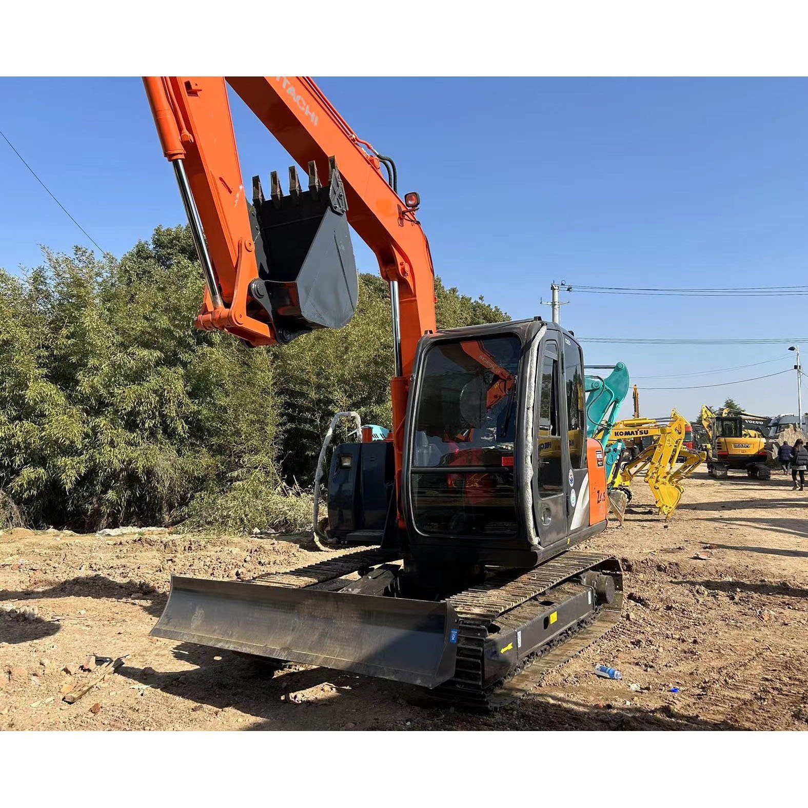 Low Working hours Second hand Hitachi ZX70-5G Crawler Excavator In Good Condition Digger Machine Used Hitachi zx70-5G Excavator