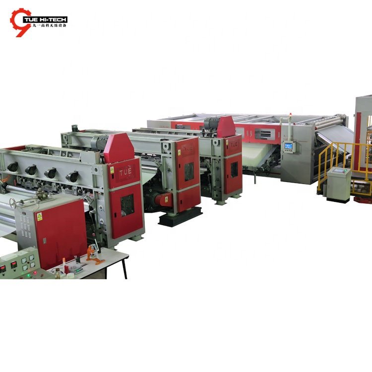 Non Woven Needle Punching Production Line For Leather Base Fabric and Synthetic Leather Used In Shoe Upper Material And Handbag