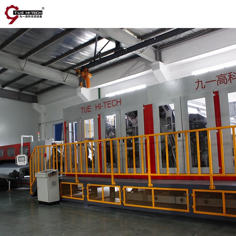 Non Woven Needle Punching Production Line For Leather Base Fabric and Synthetic Leather Used In Shoe Upper Material And Handbag
