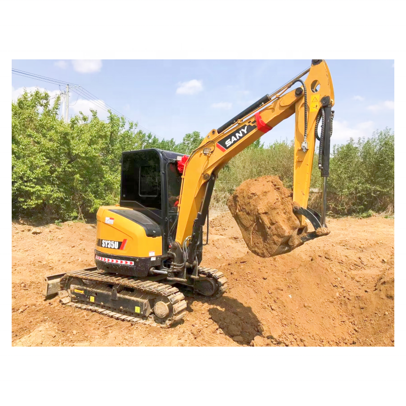 3.5ton digger used machinery micro excavator for sale sany brand sy35u 3 tonne excavator