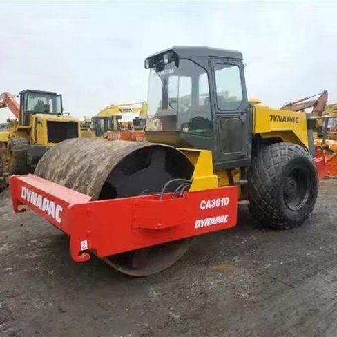 Used dynapac single drum vibratory road roller CA215D Used Dynapac CA301D Compactor Roller earth-moving machinery