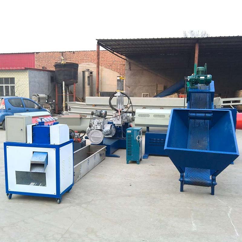 CE Certification PP PE PET HDPE LDPE LLDPE Plastic Pelletizer Pelletizing Granules Making Granulator Recycling Machine