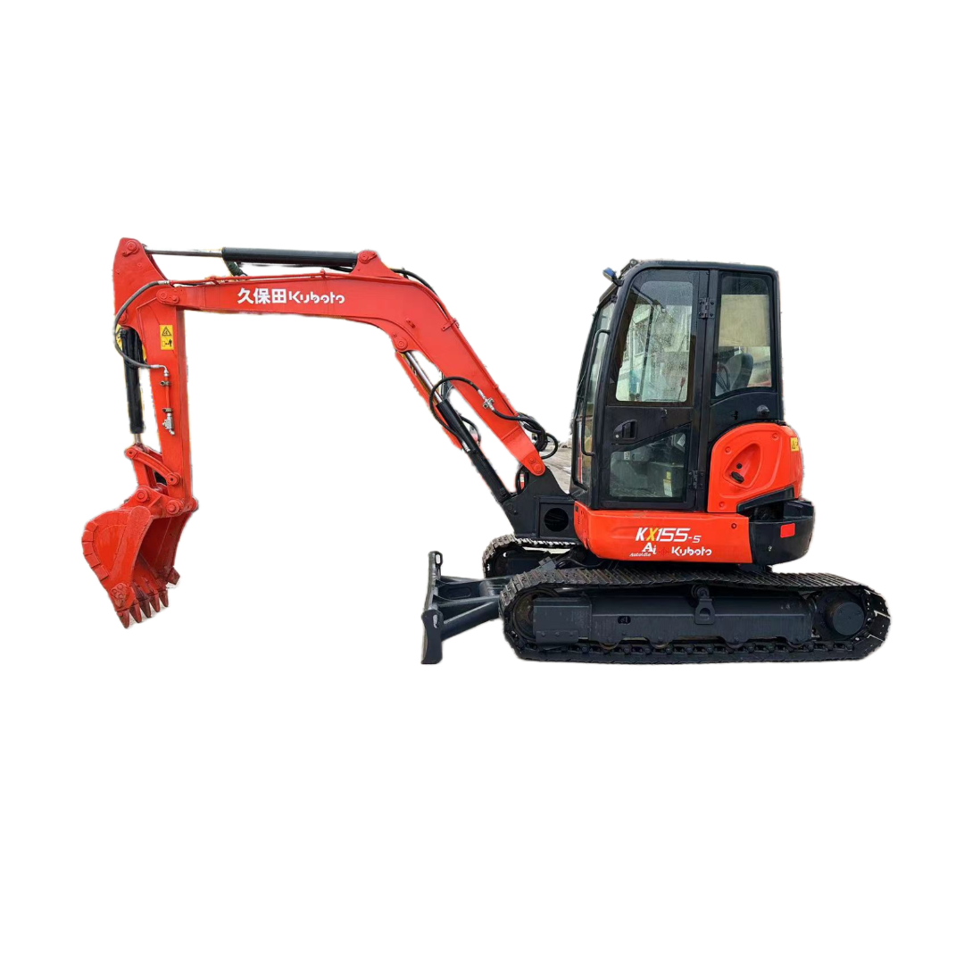 Factory Price Used KX165 Kubota crawler excavator high quality Engineering used KX155-5 mini construction machinery