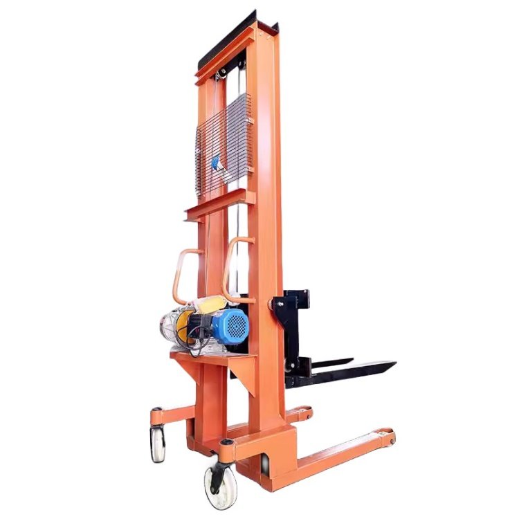 2T*1.6M Semi-Electric Forklift Stacker AC Motor Plug-In Forklift Stacker Farm Restaurant Industries Rated 2 Ton Loading Used