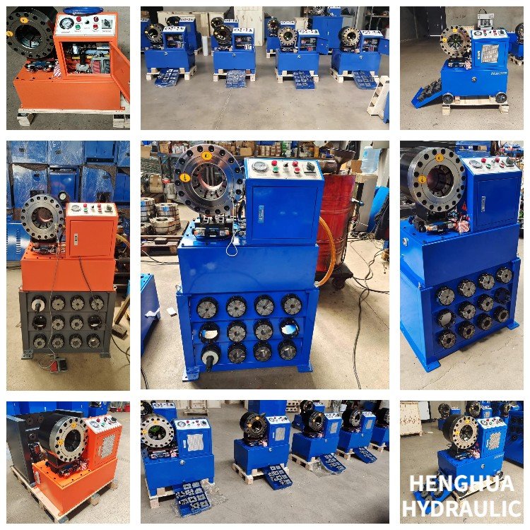 5 Second Fast Precise Press Core Patent 10 Sets Free Dies 1/4"-2" Hydraulic Hose Crimping Pressing Machine