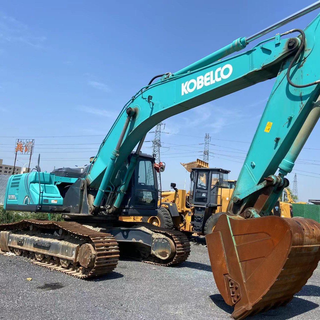 Kobelco Sk350LC Used Hydraulic Excavator Machine 36 Tonne Old Japan Original Engine Pump Motor Gearbox Bearing Core Components
