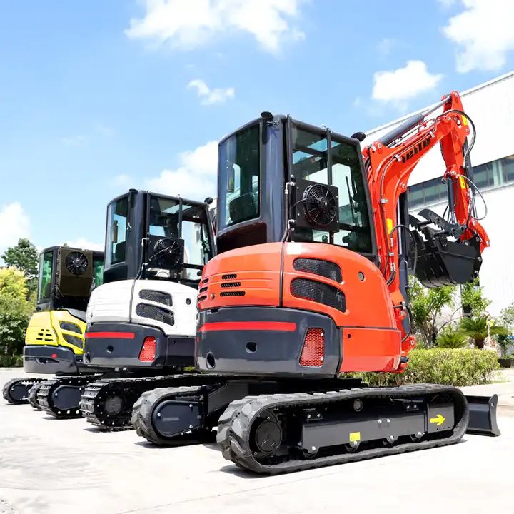 LEITE EPA mini Excavator 3.5 Ton Fast delivery Kubota Engine Crawler Digger Minibagger Farm Used 1 Ton Mini Excavator Machine